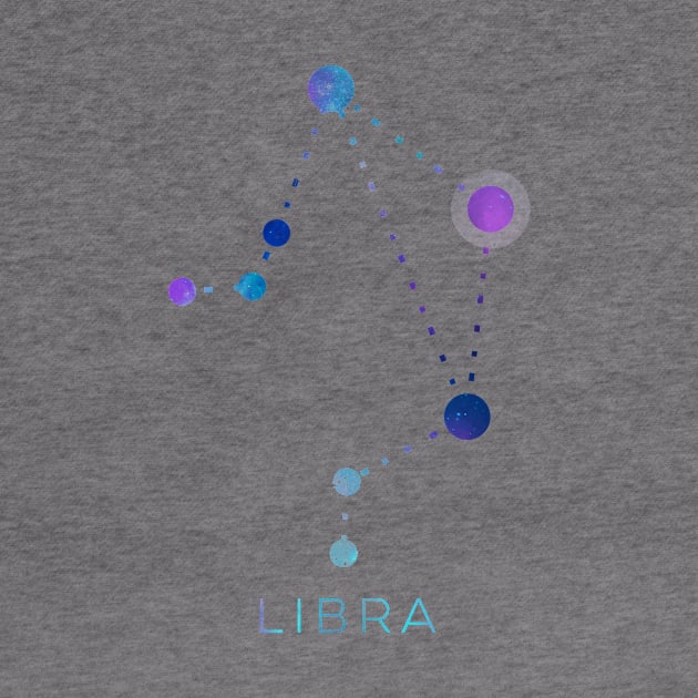 LIBRA STAR CONSTELLATION ZODIAC SIGN by deificusArt